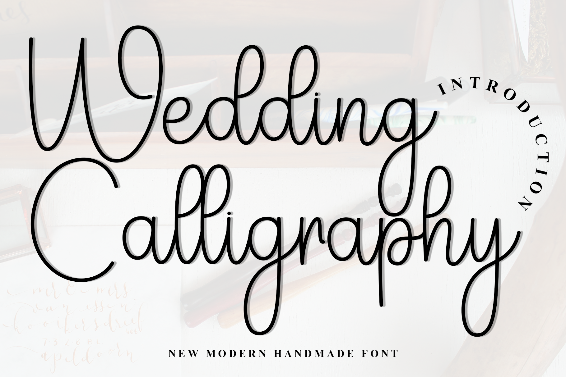 Wedding Calligraphy — wedding font preview