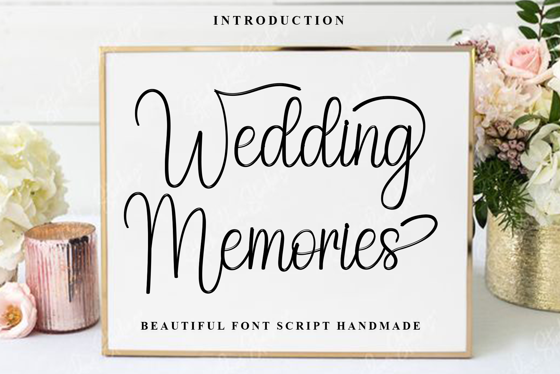 Wedding Memories — wedding font preview